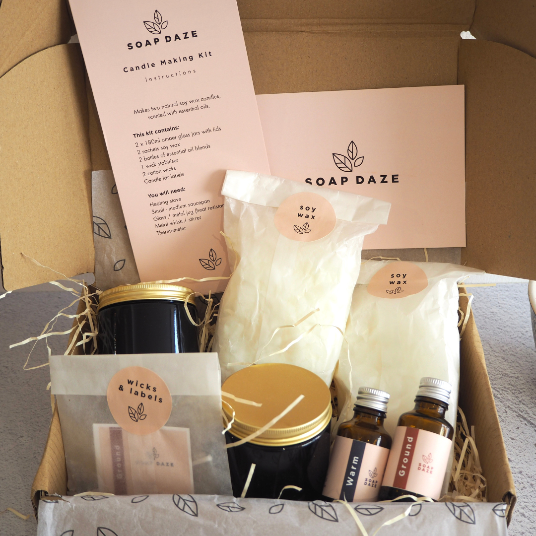 Ground and Warm Candle Making Kit – Soap Daze